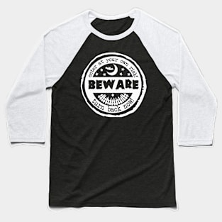 Beware Halloween Baseball T-Shirt